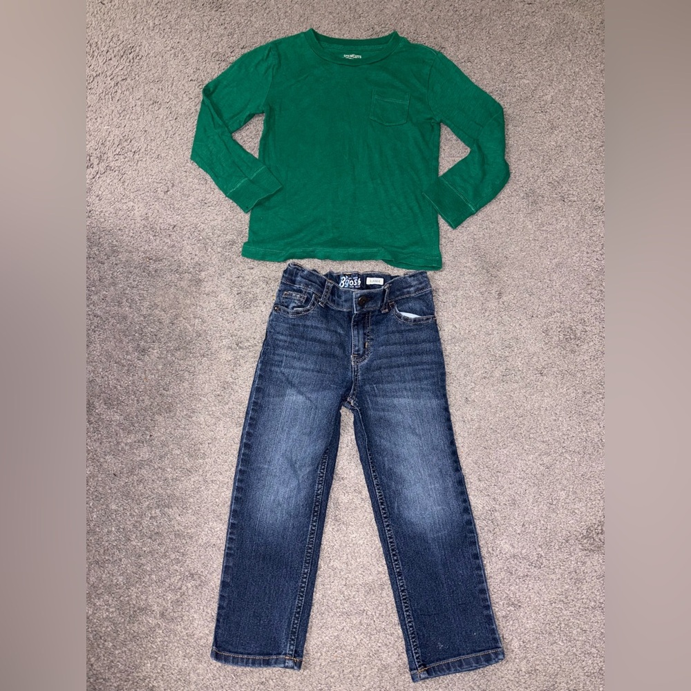 Boys 2-Piece Winter Outfit – Crewcuts & OshKosh B’gosh (Size 4T)